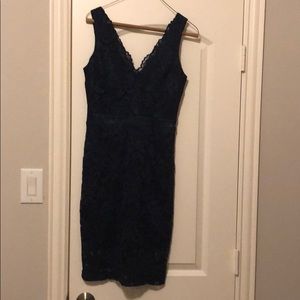 Navy Lace Dress